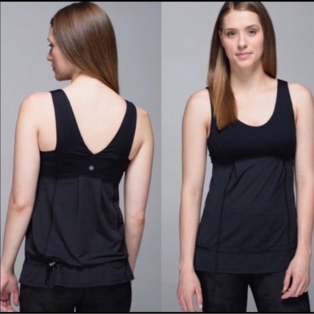 LULULEMON Athletica Black Sports Tank - size 2